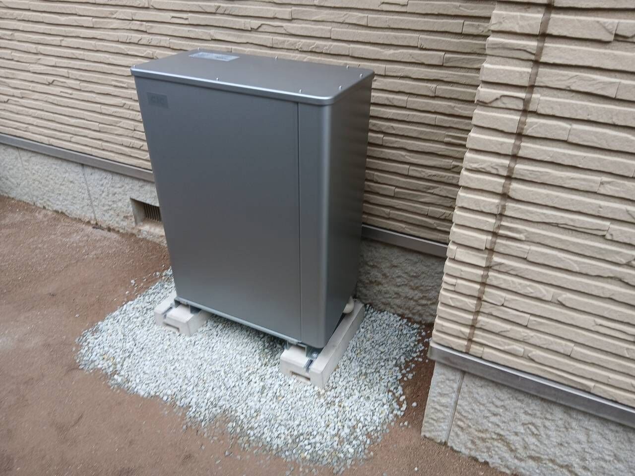 岡山市で、長州産業の蓄電池（12.7kWh・特定負荷）を設置しました