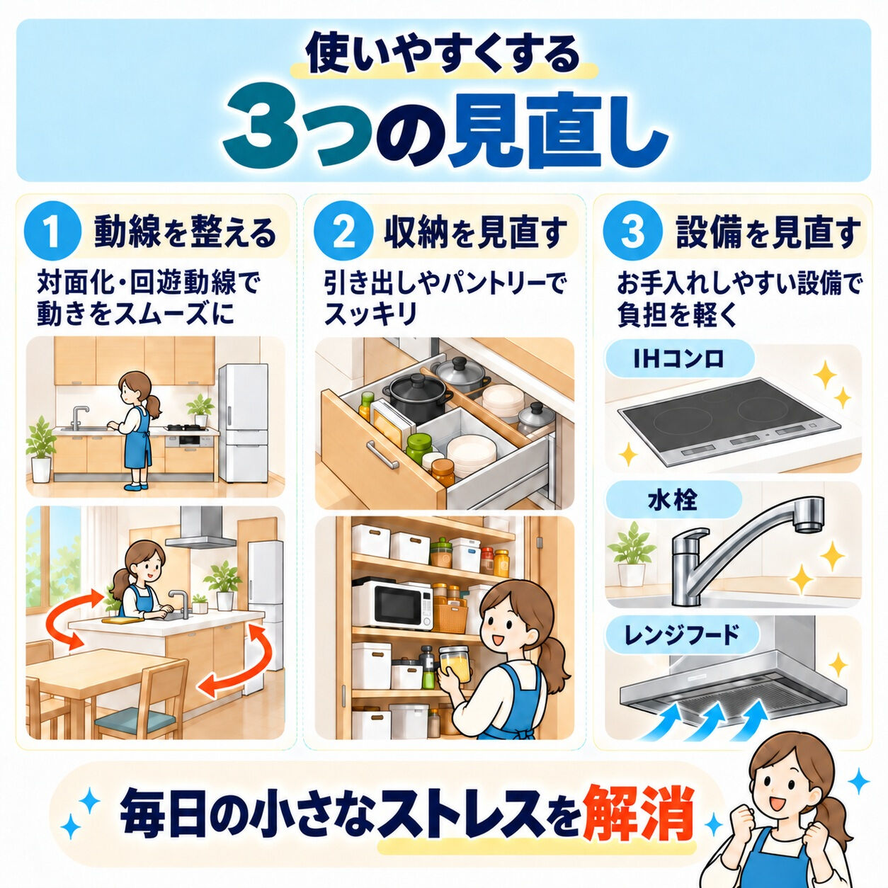 【食欲の秋、キッチンの「使いにくい」を見直しませんか？🍳】